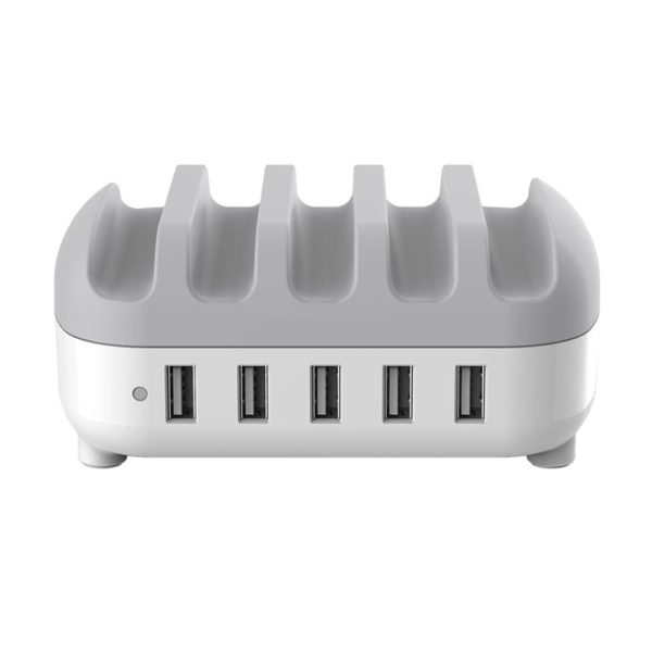 ORICO 5 Port Tablet/Smartphone USB Charging Station – White - Image 3