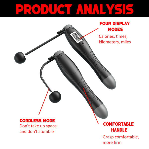Cordless Electronic Skipping Rope - Image 4