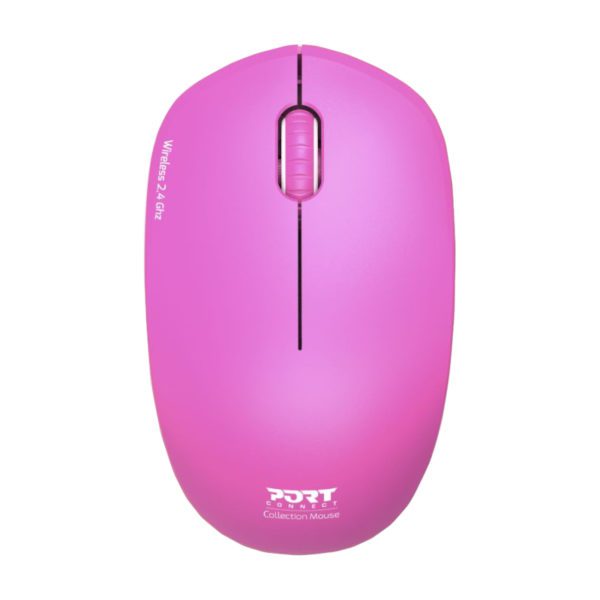 Port Connect MOUSE COLLECTION WIRELESS Fuschia