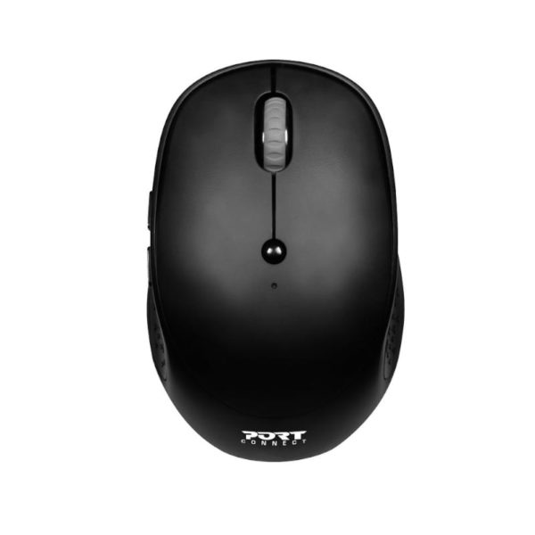 Port Wireless Combo Bluetooth Mouse and 2.4 GHZ - Black - Image 3