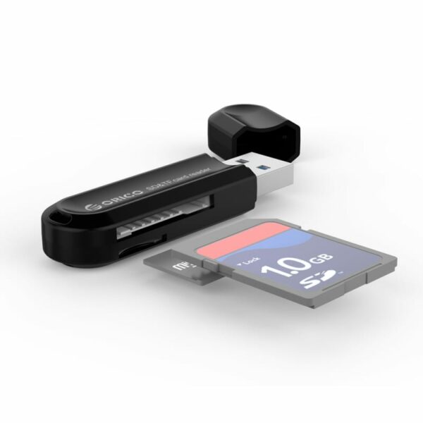 ORICO USB3.0 TF/SD Card Reader - Black - Image 2