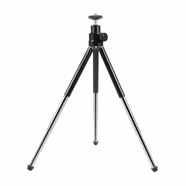 Ausdom LT1 Lightweight Mini Tripod|Adjustable Legs|360 Degree Rotation|90 Degree Tilt - Black - Image 2