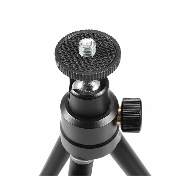 Ausdom LT1 Lightweight Mini Tripod|Adjustable Legs|360 Degree Rotation|90 Degree Tilt - Black - Image 3