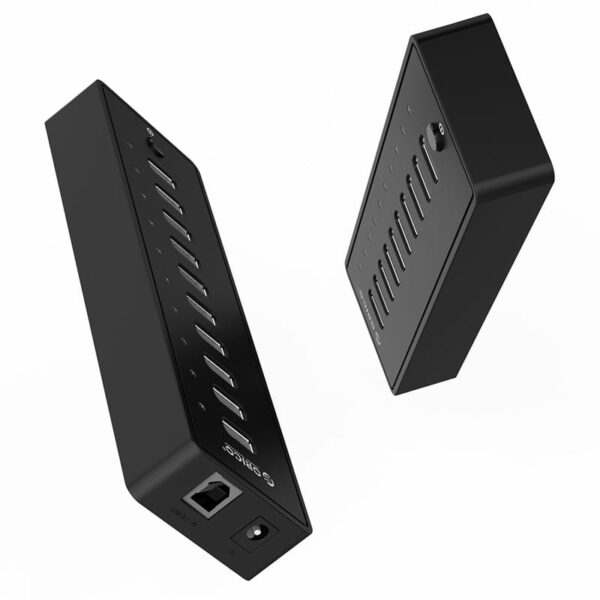 ORICO 10 Port 30W Additional Power USB2.0 Hub - Black - Image 5