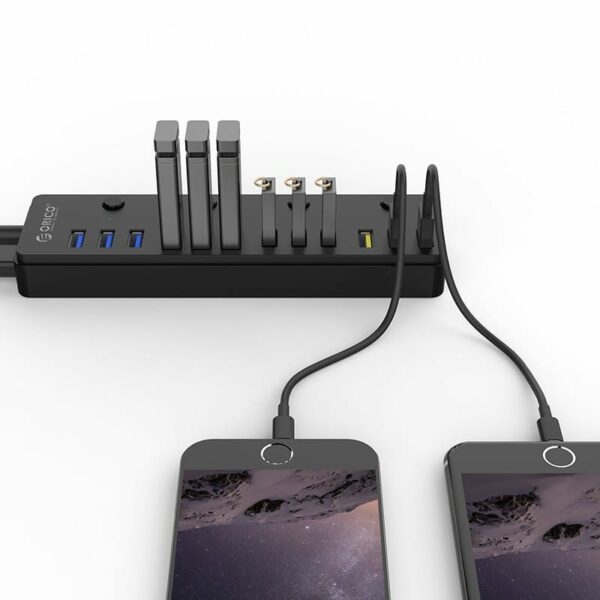 ORICO 12 Port USB3.0 Hub - Black - Image 3