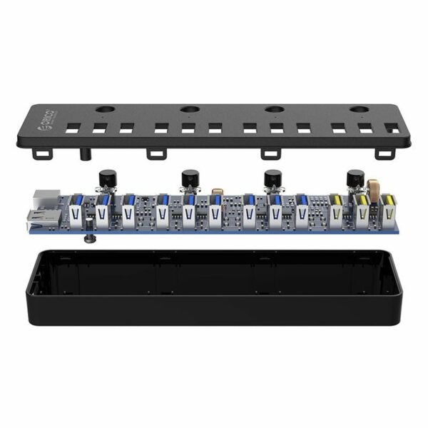 ORICO 12 Port USB3.0 Hub - Black - Image 2
